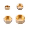 4 Pcs Female Thread Brass Female Cap, Pipe Plug Fittings