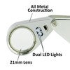 Loupe-LED Illuminated Jewelers Eye Loupe 20x, 21mm with Kare and