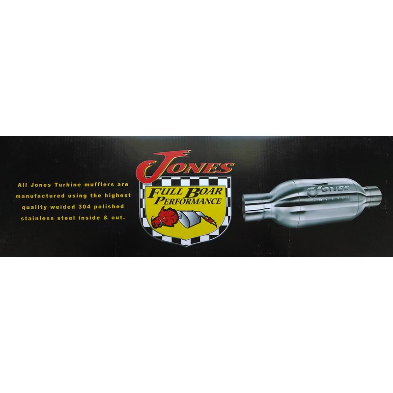 Jones Exhaust 4" CC 6" RND 20"
