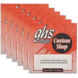 GHS Electric Lap Steel Strings G Tuning 16-58 (6 Pack Bundle)