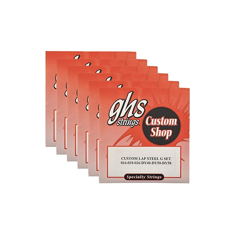 GHS Electric Lap Steel Strings G Tuning 16-58 (6 Pack