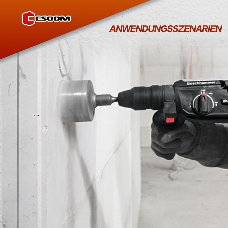 CSOOM Upgraded Drill Bit Extension Piece for SDS Plus Hammer