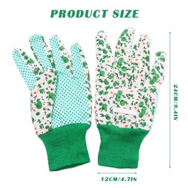 VEGCOO 4 Pairs Gardening Gloves for Women, Thorn Proof Ladies Gardening Gloves, Superior Grip Gardening Work Gloves for Yard, Cleaning, Camping Ourdoor