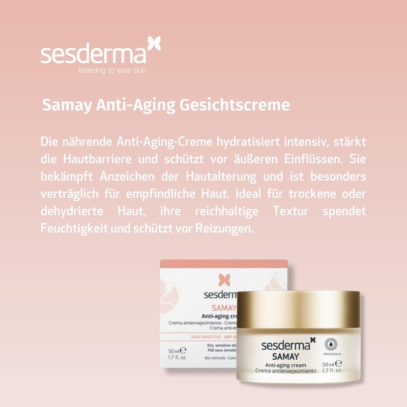 Sesderma Christmas Set Anti-Ageing Samay Cream 50ml & Serum 30ml