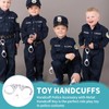 VARKAGE Pack of 4 Children's Handcuffs, Toy Handcuffs, Handcuffs Costume