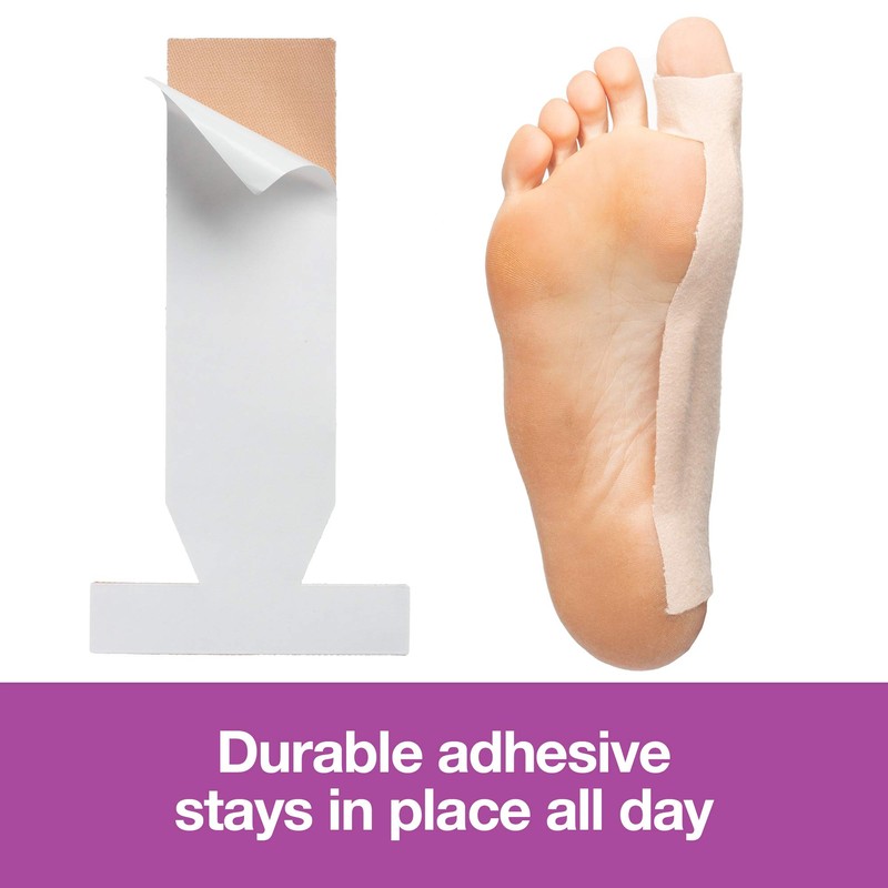 ZenToes Turf Toe T-Straps - 10 Pack Moleskin Splints for