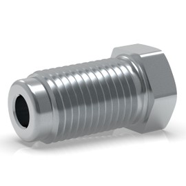 2x Screw Connection 3/8 Inch x 24 for Brake Line 4.75 mm Flange F Type F Professional Connector DIN/ISO 1651 Compliant