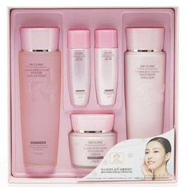 Meoncell W clinic women's basic cosmetics flower extra 3-piece set w / 메온셀 W clinic 여자기초화장품 플라워 엑스트라 3종 세트w