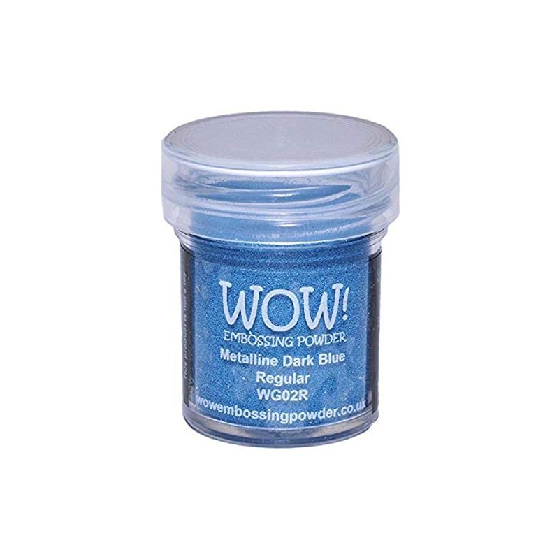 Wow Embossing Powder 15ml-Dark Blue Metalline