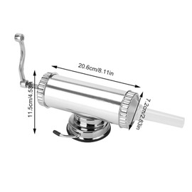 Sausage Stuffer, 2 Lb Sausage Maker Sausage Making Kit Aluminum Alloy Homemade Sausage Maker Meat Stuffer Sausage Filling