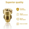4 Pieces 1.1 mm Foam Cannon Orifice Nozzle and 4