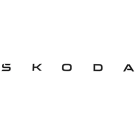 Skoda 57H853687A041 Lettering Tailgate Emblem Letters Logo, Black