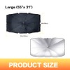 VARGTR Car Windshield Sunshade Umbrella,UV Reflecting Foldable Front Car Sunshade