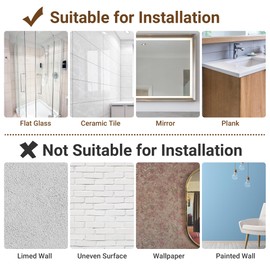 SAYAYO Small Floating Shelves for Wall Storage, 4 x 4 Inch Adhesive Wall Shelves for Bedroom Decor, Mini Display Wood Shelf Organizer with Black Base for Living Room, Office, Balcony, 4 Pcs