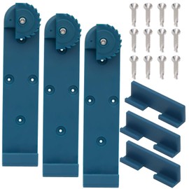Wood Track Rack Systems for Mounting,for Guide Rail, Guide Rail Holders, Track Saw Guide Rail Mount (Blue）