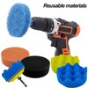 Pack of 138 Polishing Attachments, Cordless Screwdriver, 75 mm Sanding