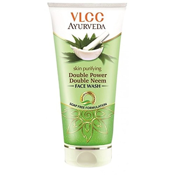 VLCC Skin Purifying Double Power Double Neem Facewash- 100 ml(Pack of 2)