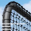 LalaKoo 7x7ft L Screen Baseball Screen Pitching Screen Net Replacement