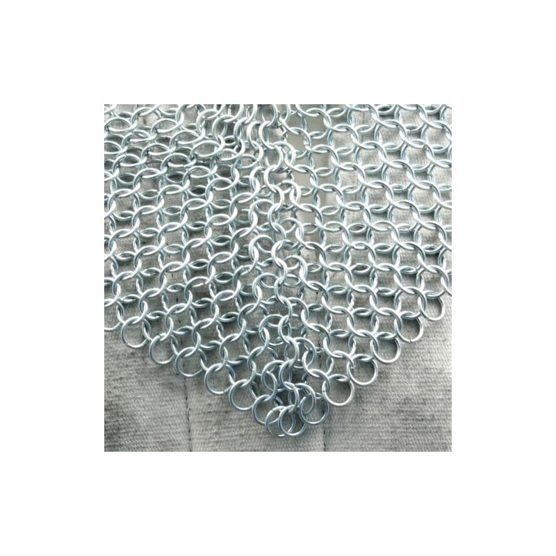 Medieval Warrior Chainmail Coif Armor, 18.75 Inches (SL)