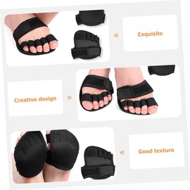Baluue 5pairs Non- Ballet Dancing Socks Forefoot Cushions for Anti- Toe Pads for Dancers Comfortable Foot for Yoga and Dance