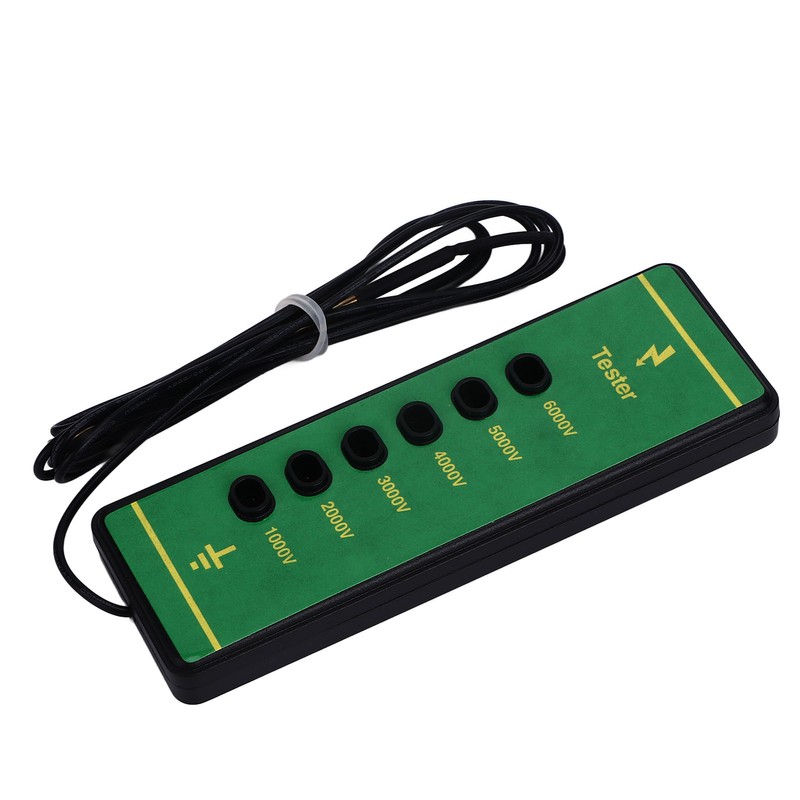 Electric Fence Voltage Tester 6 Indicator Light Maximum 6000V Animal