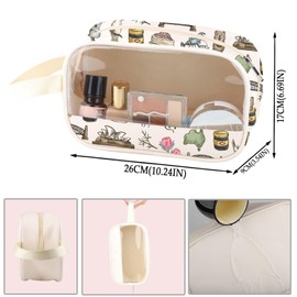 ZJXHPO Australia Trip Clear Makeup Bag Australia Travel Vacation Souvenir Let's Go To Australia PU Leather Cosmetic Bag (Australia PU)