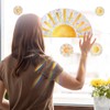 HDGSAFD 1 Set Sun Window Stickers, Colourful Window Stickers, Window