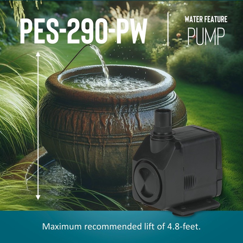 Little Giant PES-290-PW 115-Volt, 300 GPH Magnetic Drive Fountain/Pond Pump