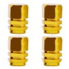 ideamall Valve Caps Tire Air Valve Car Aluminum Alloy Hexagon