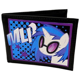 My Little Pony Brony Bifold Wallet DJ P0N-3 "Vinyl Scratch"