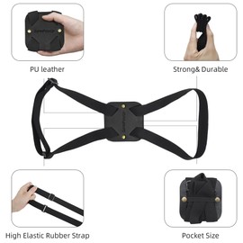 Luggage Straps Bag Bungees, Adjustable TSA-Approved – High Elastic Suitcase Belt for Securing Carry-On (1 Pack Black)