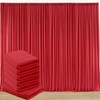 30ft x 10ft Wrinkle Free Red Backdrop Curtains for Parties,