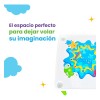 Kit 4 Mesas Didáctica Infantil Con Portavasos Mesa De Juegos