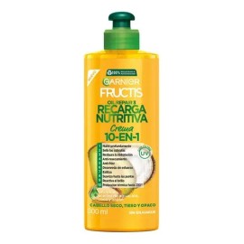 Crema Para Peinar 10 En 1 Recarga Nutritiva 300 Ml Fructis                                                                                            