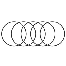 TA-VIGOR 5Pcs Nitrile Rubber O-Rings, 140mm OD 130mm ID 5mm Width Rubber Washers Spacer O-Rings Gasket kit, Metric Sealing Gasket for Hose, Faucet, Automotive, Plumbing