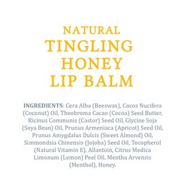 MooGoo Tingling Honey Lip Balm 5g