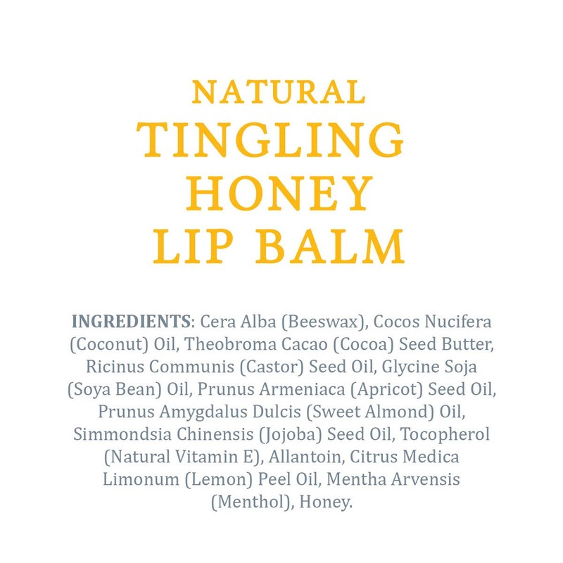 MooGoo Tingling Honey Lip Balm 5g