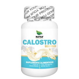 Calostro bovino 100 cápsulas, Calidad Premium