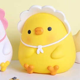 Cute Piggy Bank Coin Money Bank Cartoon Saving Money Bank Coin Saving Boxes for Boys Girls (Yellow Duck)