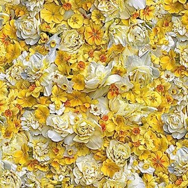 Maywood Hand Picked - Forget Me Not by Nicholas Lapp D10312 S Yellow Cheerfulness Fabric
