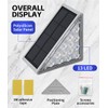 Clora 4 Pack Solar Outdoor Step Lights Triangle IP68 Waterproof