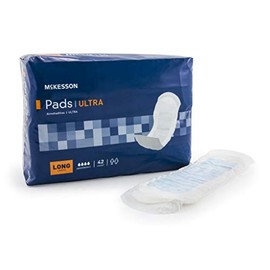 MCKESSON Bladder Control Pad McKesson 14.5" Length Heavy Absorbency Polymer Unisex (#PADHV-BG, Sold Per Bag)