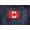 Canada Flag Patch Small - 3x2 inch. Embroidered Iron on