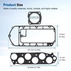 Panwarmoll MS96410 Intake Plenum Gaskets Set Upper Fit for Honda