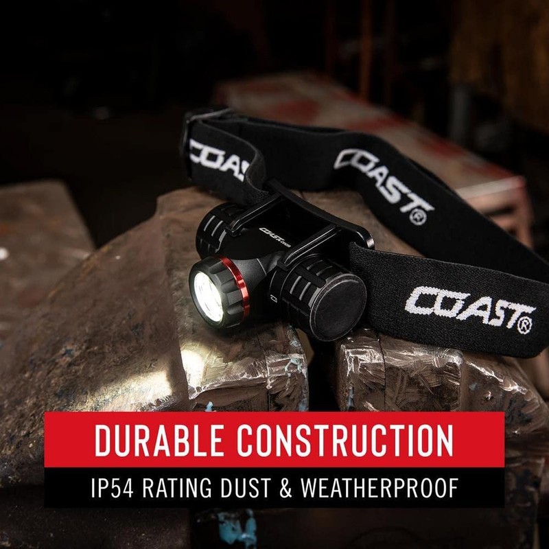 Coast XPH25R LED Headlamp Weatherproof with Aluminium Housing LED Light