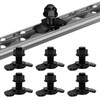vandrabase 6 Pack L-Track Double Lug Threaded Stud Nut Fitting