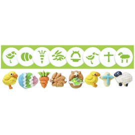 Easter 8 Disk Set for Cookie Presses