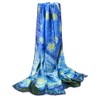 prettystern Women's Silk Scarf Van Gogh Painting Art Prints -