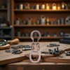 1PC God Lock Puzzle Metal Ring Solution Intellectual Deduction Unlock