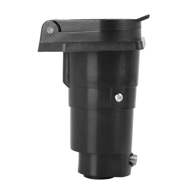 X AUTOHAUX 7 Way Round Car Trailer RV Plug Female